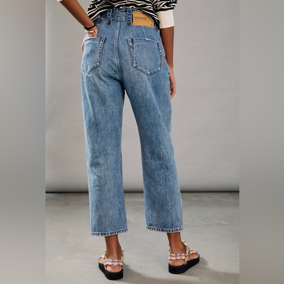 One Teaspoon | Venice Ultra High-Rise Waist Safari Pant Relaxed Jeans - Picture 11 of 14